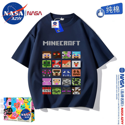 我的世界男童纯棉短袖T恤上衣