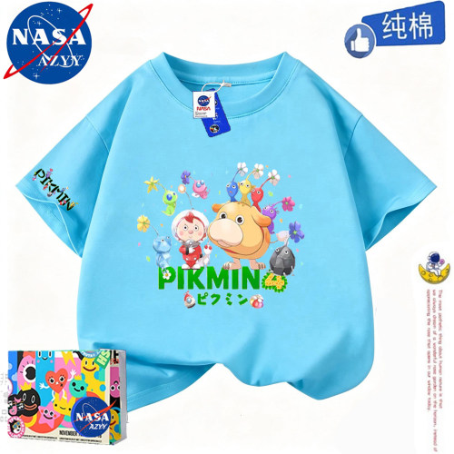 女童皮克敏PIKMIN纯棉短袖T恤