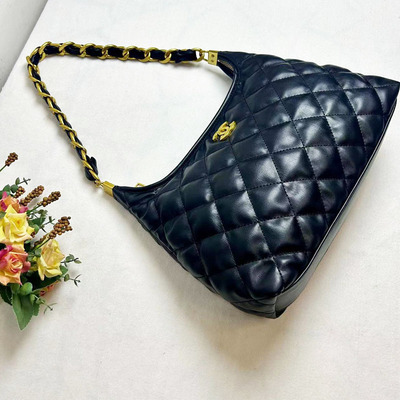 小香风hobo菱格链条腋下包大容量