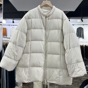 圆领羽绒服女冬季新款韩版百搭宽松休闲加厚保暖面包服世0.6