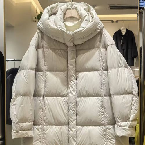 连帽羽绒服加厚保暖面包服