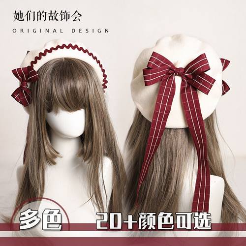 日系贝雷帽2024年新款JK制服配饰