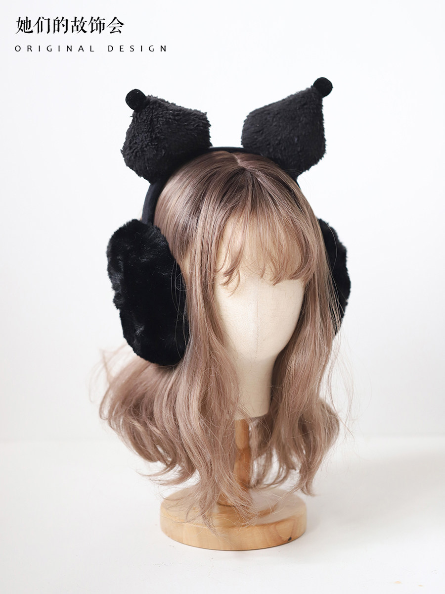 EARMUFFS WOMENS WINTER CUTE AND WARM NEW KULOMI SWEET COOL EAR BAG VERSATILE GIRL FOLDABLE LOLITA EAR COVER