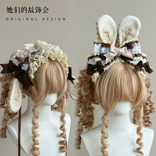 捉迷藏手作小物海盐色发带KC发夹
