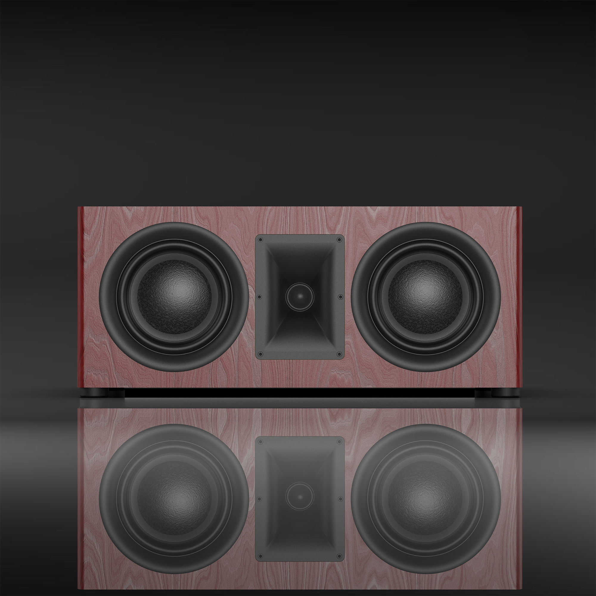 AVplay 双5寸6.5寸8寸高品质DIY实木家庭影院中置音箱空箱箱体