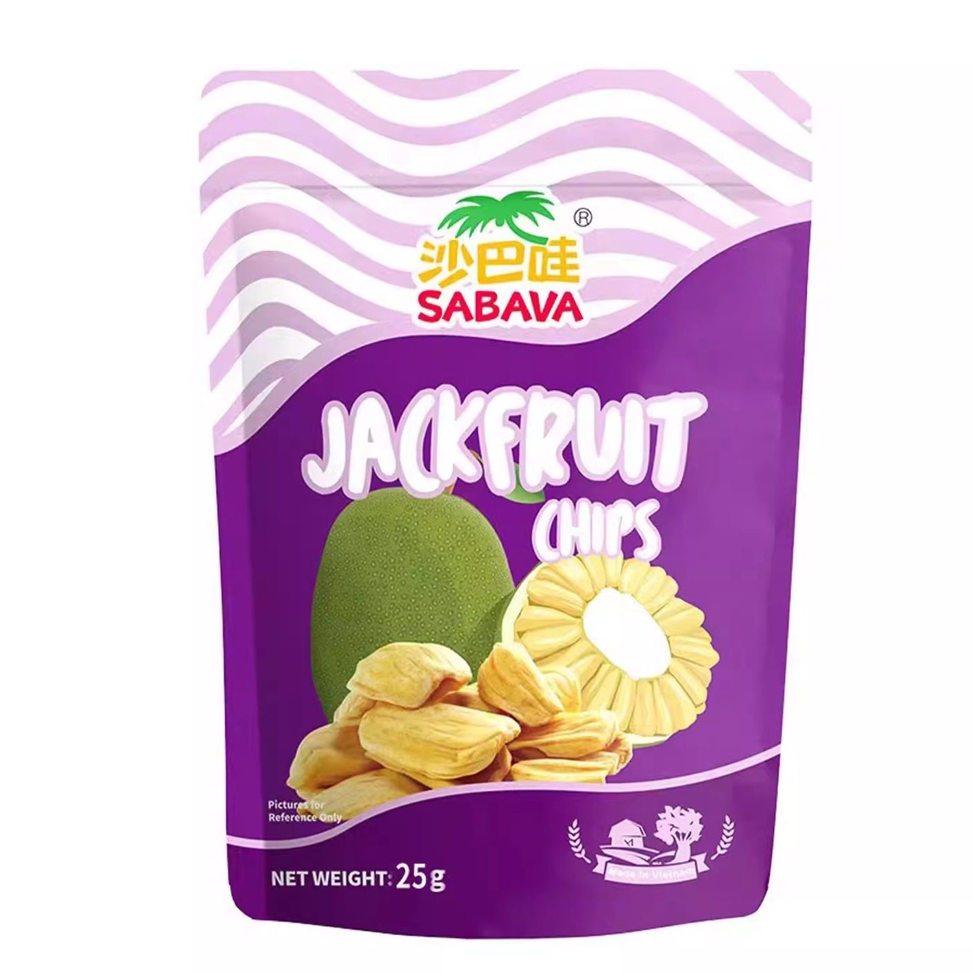 沙巴哇25g波萝蜜干水果干冻干热带水果干香脆可口零食即食包邮