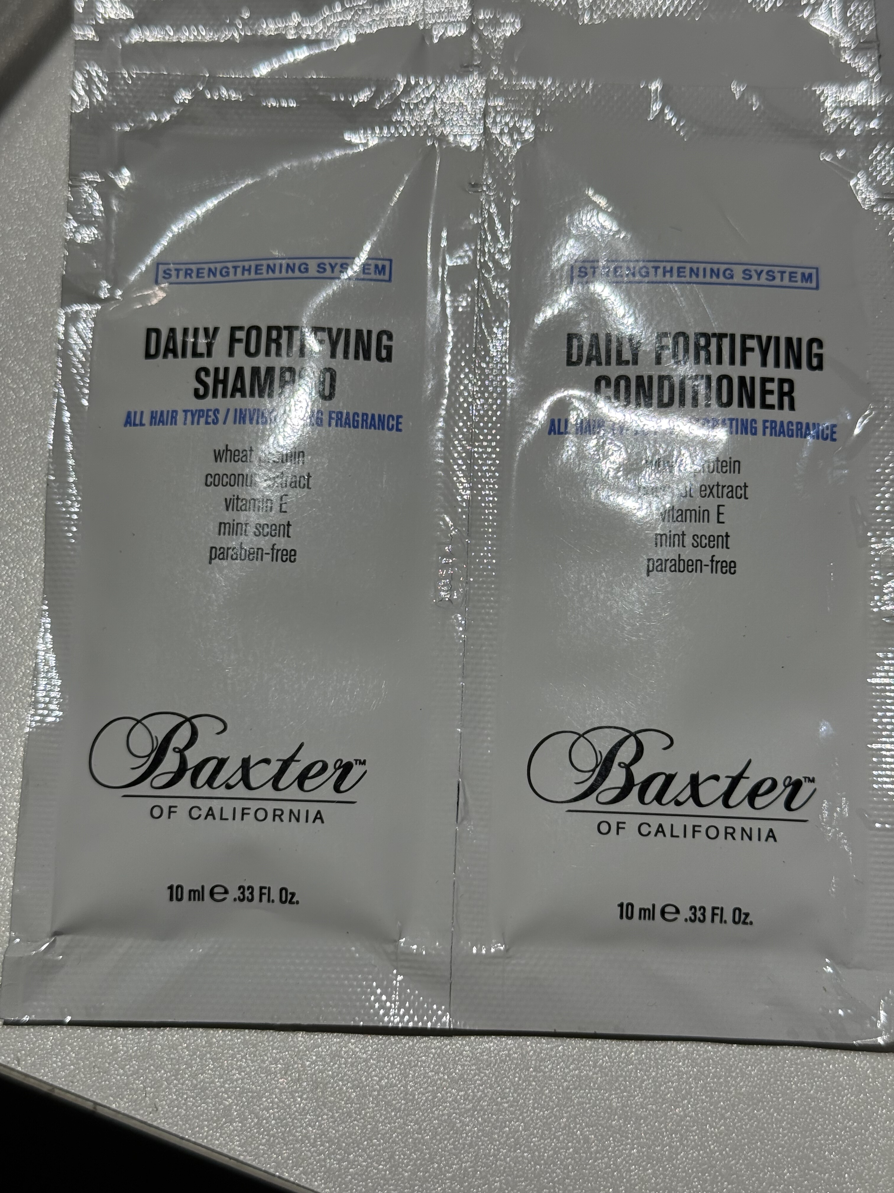 Baxter of California男士洗发护发套装10+10ml小样试用