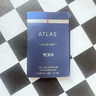 旅行灵感格林威治时间GMT凌晨男士 TUMI途明ATLAS 香水小样2ml现货
