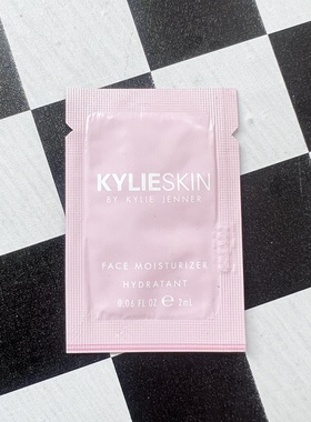 现货美国kylie skin face moisturizer hydratant保湿乳液面霜2ml