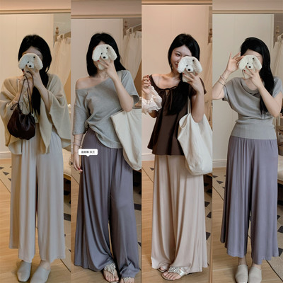 城南边儿8.10逛街裤~做了九分\常规两个长度超随意松弛感绵绵裤