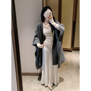 城南边儿1.4【复活款】搭一切百褶包臀坑条裙新色~100%天然粘纤