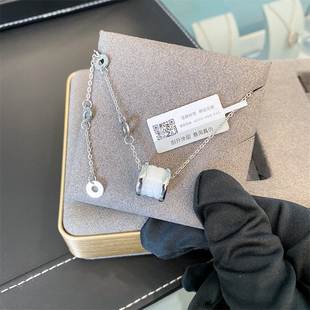 KALIRA罗马数字白陶瓷小蛮腰项链轻奢小众女生锁骨链礼物 CELIE