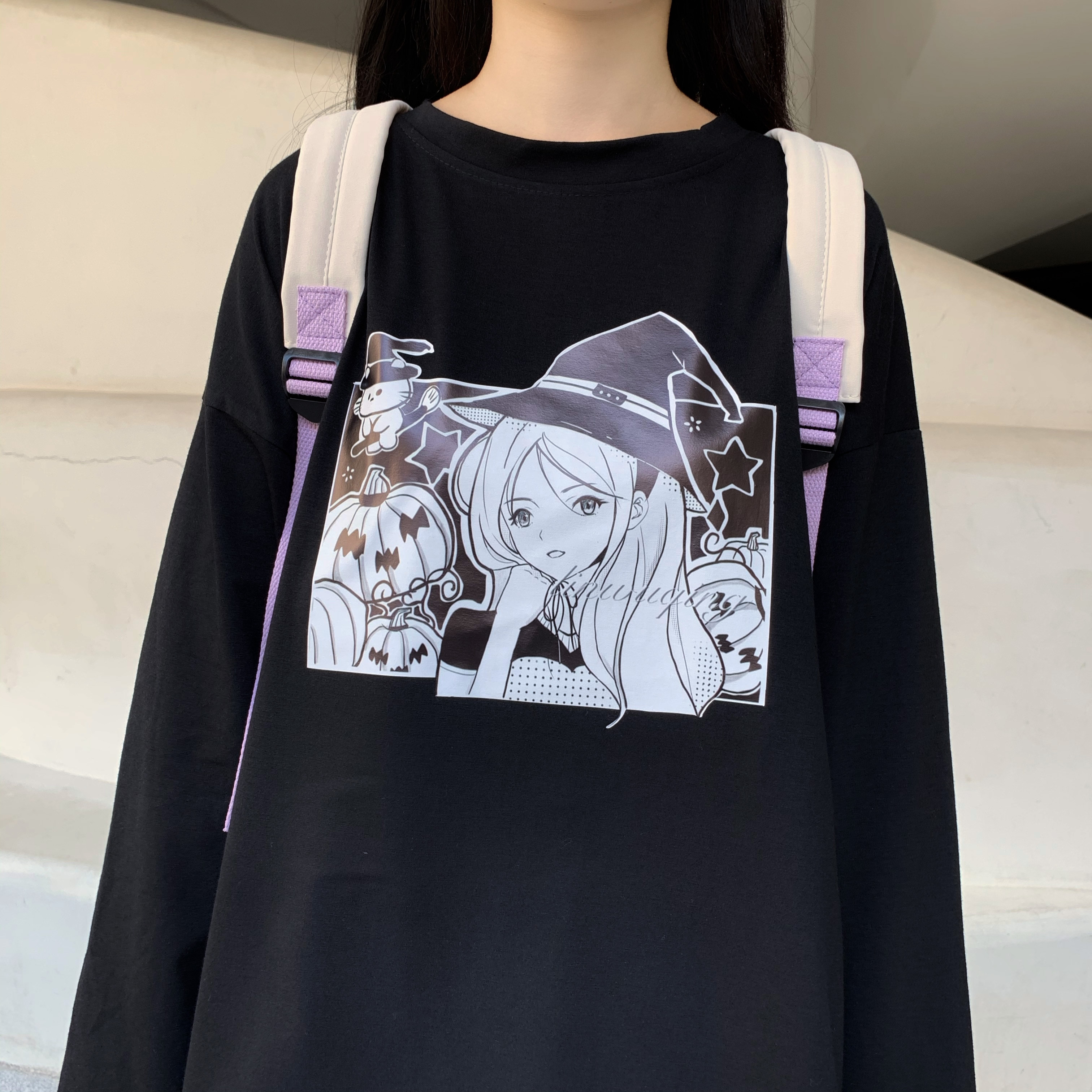 Real shot 2021 cotton spring new long sleeve T-shirt for women