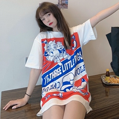 Real shot 2021 summer new short sleeve T-shirt for women