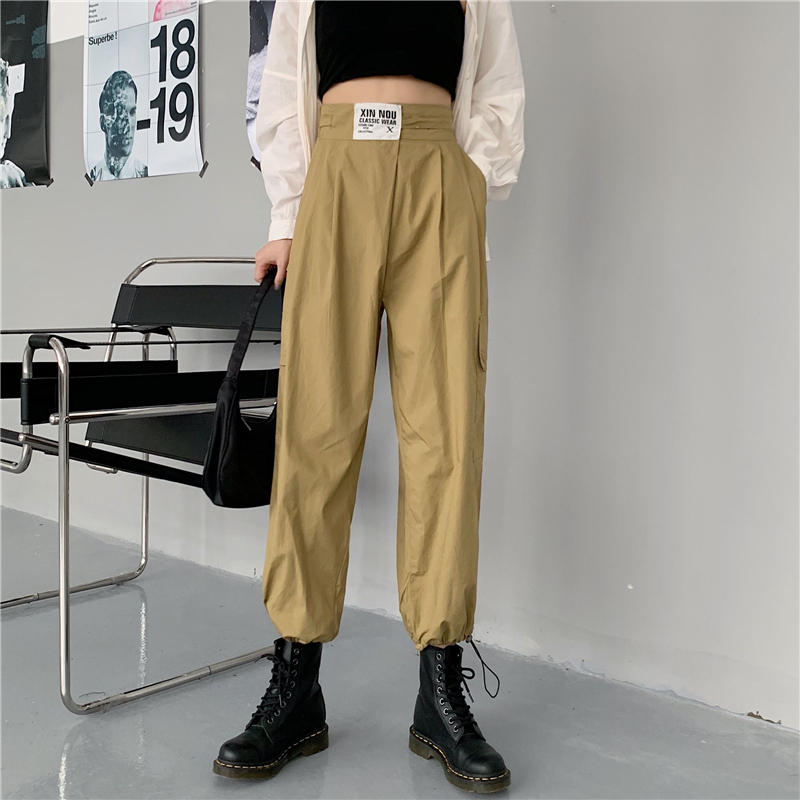 Women's loose, high waisted and thin, riding the wind and waves