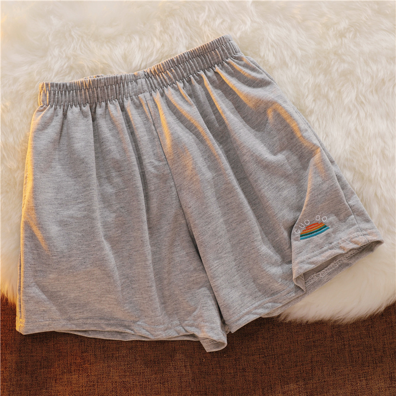 Real photo 2021 summer wear show thin elastic slacks men's and women's shorts