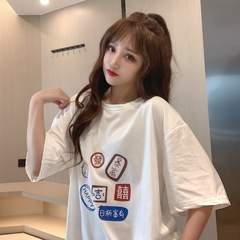 實拍夏裝新品短袖恤女