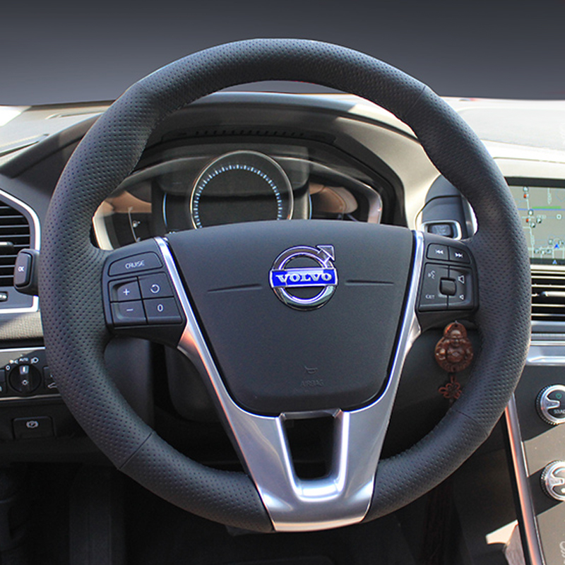 沃尔沃XC60S80L桃木纹方向盘套