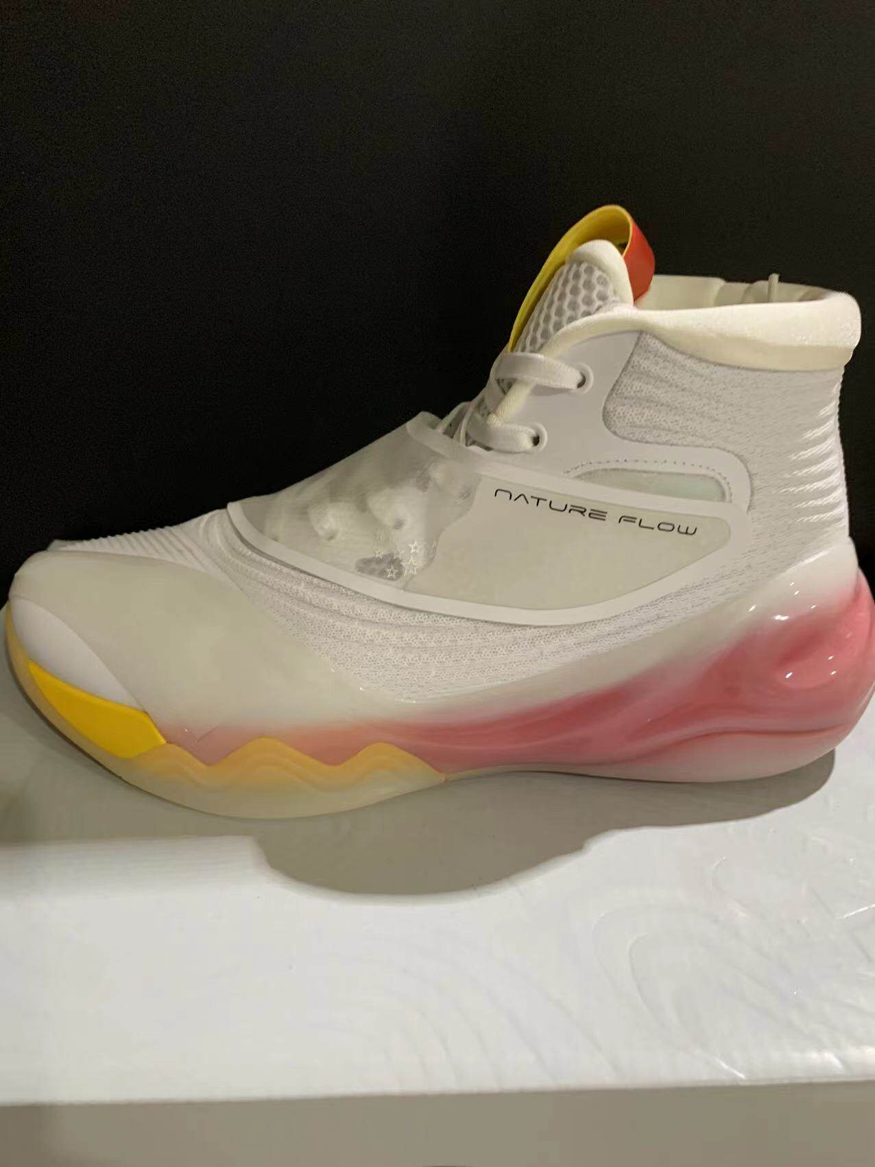 安踏2022春季112131101a缓震高帮球鞋汤普森kt6实战战靴112131101