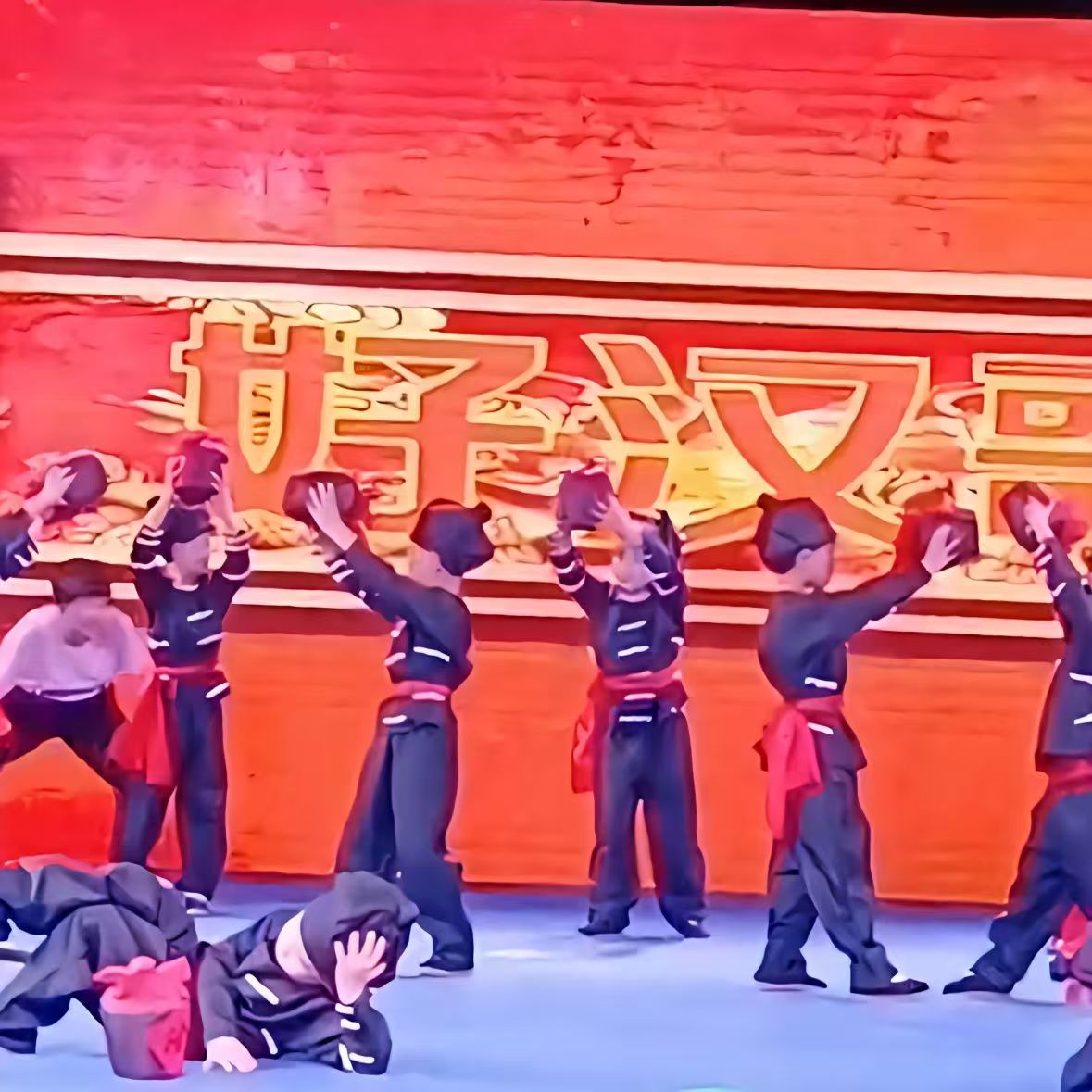 儿童好汉歌舞蹈演出服幼儿园话剧武松打虎表演服水浒传景阳冈戏服