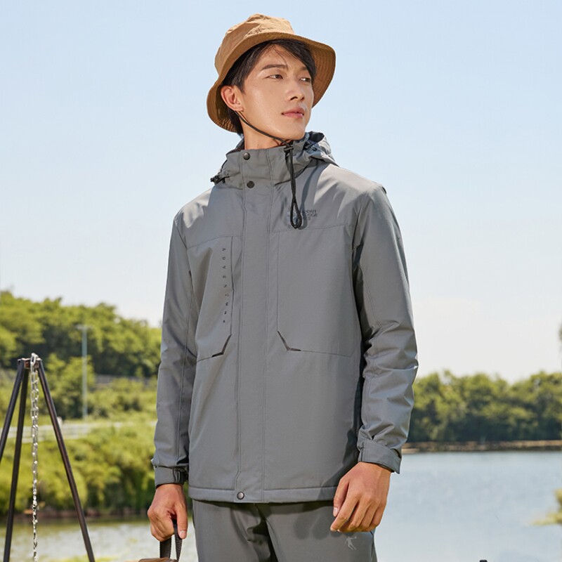 중국 조던 스포츠 짠 윈드 브레이커 남자 2024 여름 새 스타일 벨벳 따뜻한 후드 자켓 FFD43235404