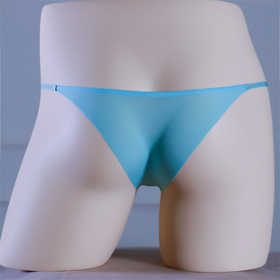 男男丁字内裤女性化冰丝三角都可以穿的通用低腰男人性感勾人男生