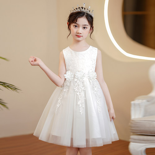 女童公主蓬蓬纱礼服夏季礼服
