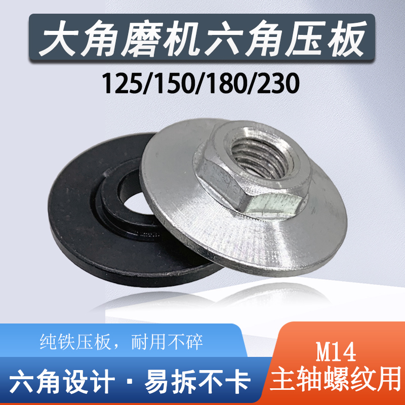 马待角磨机改装压板易拆卸不打滑