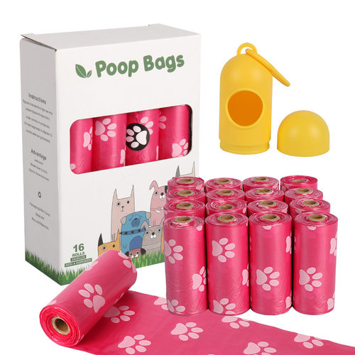 Biodegradable Dog Poop Bags Rolls Leak Proof and Extra Thick