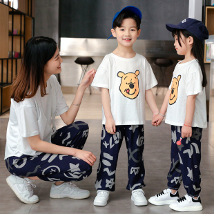 儿童防蚊裤夏季棉绸薄款男童冰丝女童人造棉灯笼裤子宝宝睡裤纯棉