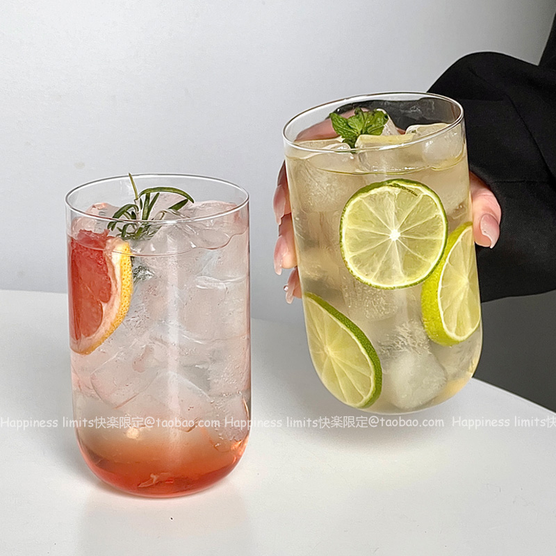 ins风简约水果茶冷饮杯家用