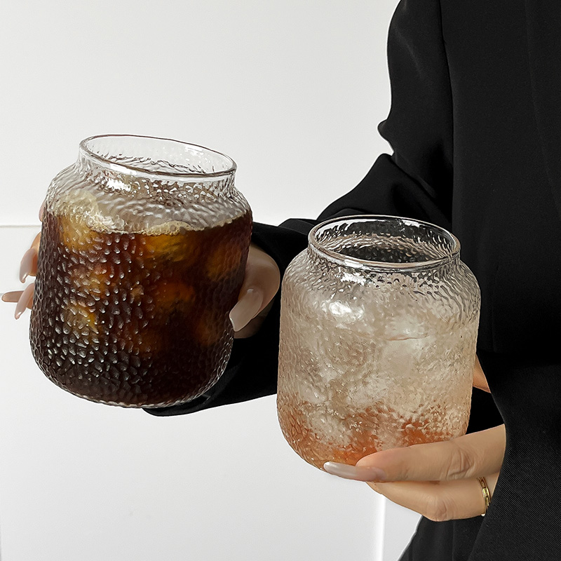 ins咖啡店耐热玻璃杯水果茶杯