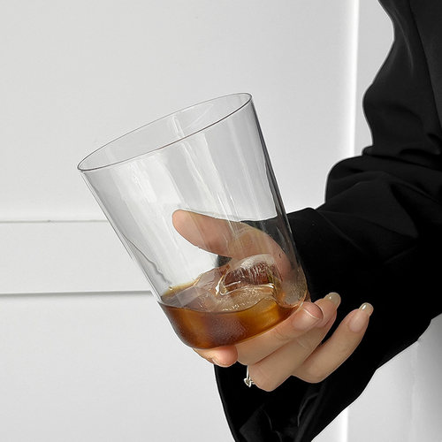 ins风美式拿铁阔口咖啡杯子家用