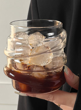 耐高温水杯冰美式拿铁咖啡杯