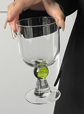 艺术感中古气泡杯萄葡红酒杯水杯