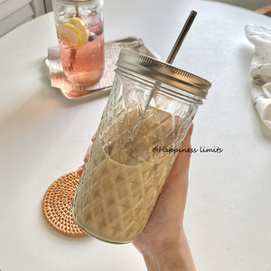 限定经典梅森钻石咖啡杯玻璃