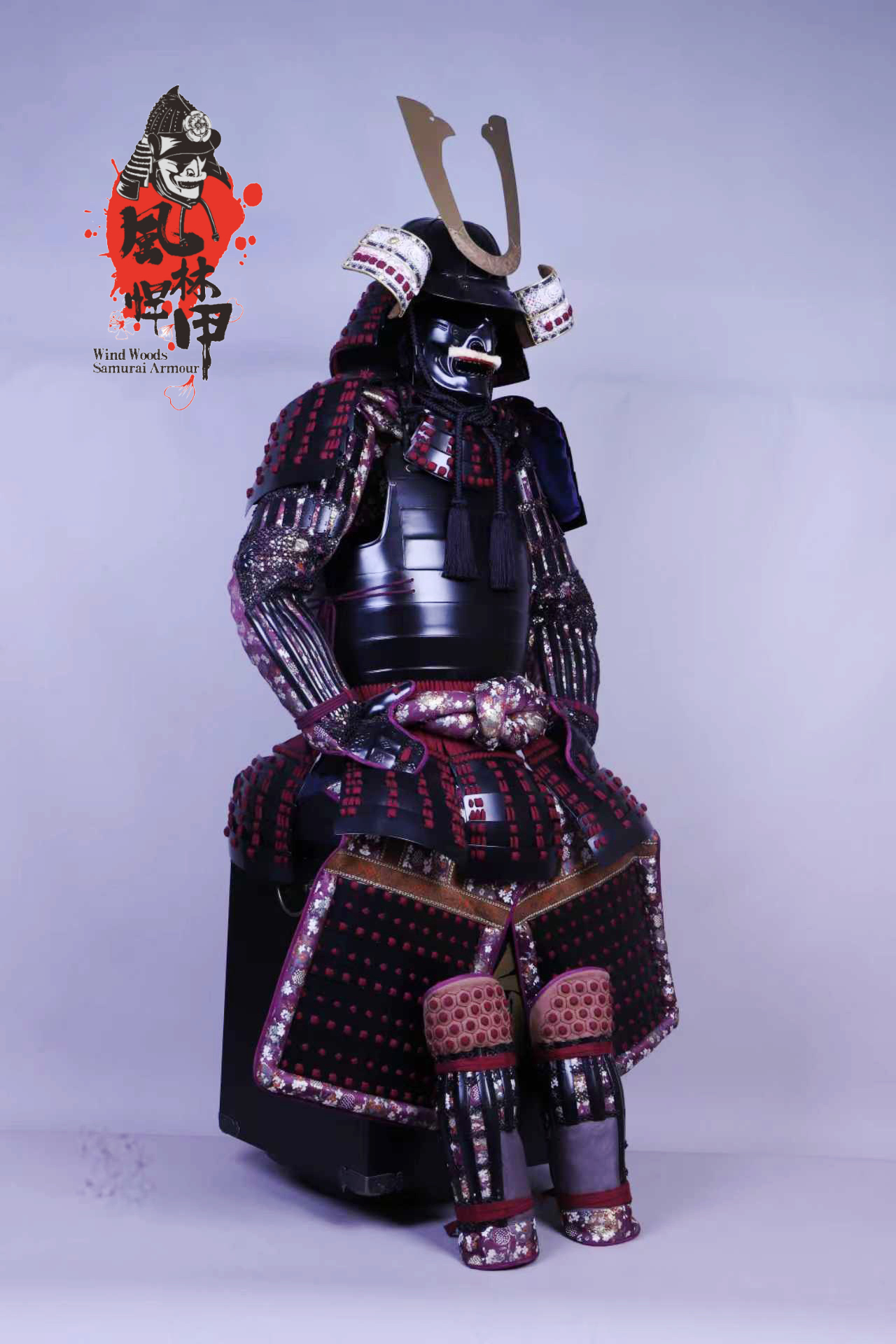 日本武士盔甲*日本甲胄*日本服饰和服*等身可穿*铠甲道具*手袋