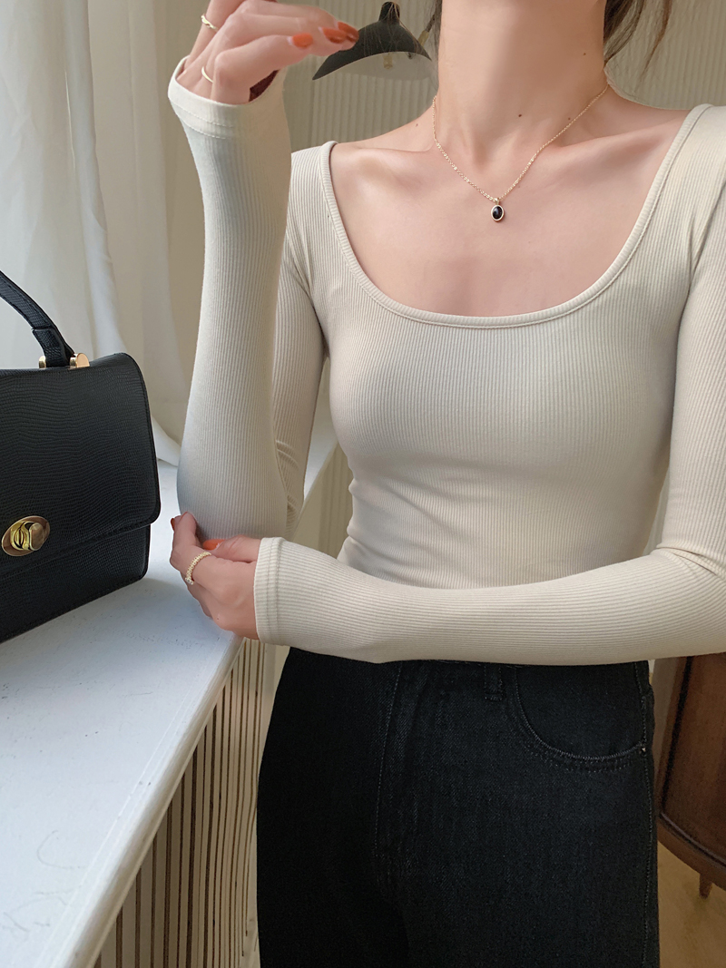 长袖性感螺纹女当天发货送运费险