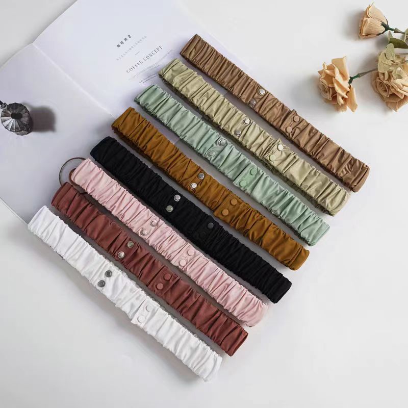 腰带女配羽绒服棉衣弹力松紧百搭