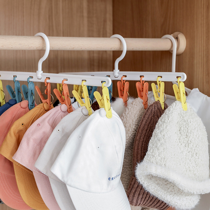 帽子收纳衣架挂架多功能
