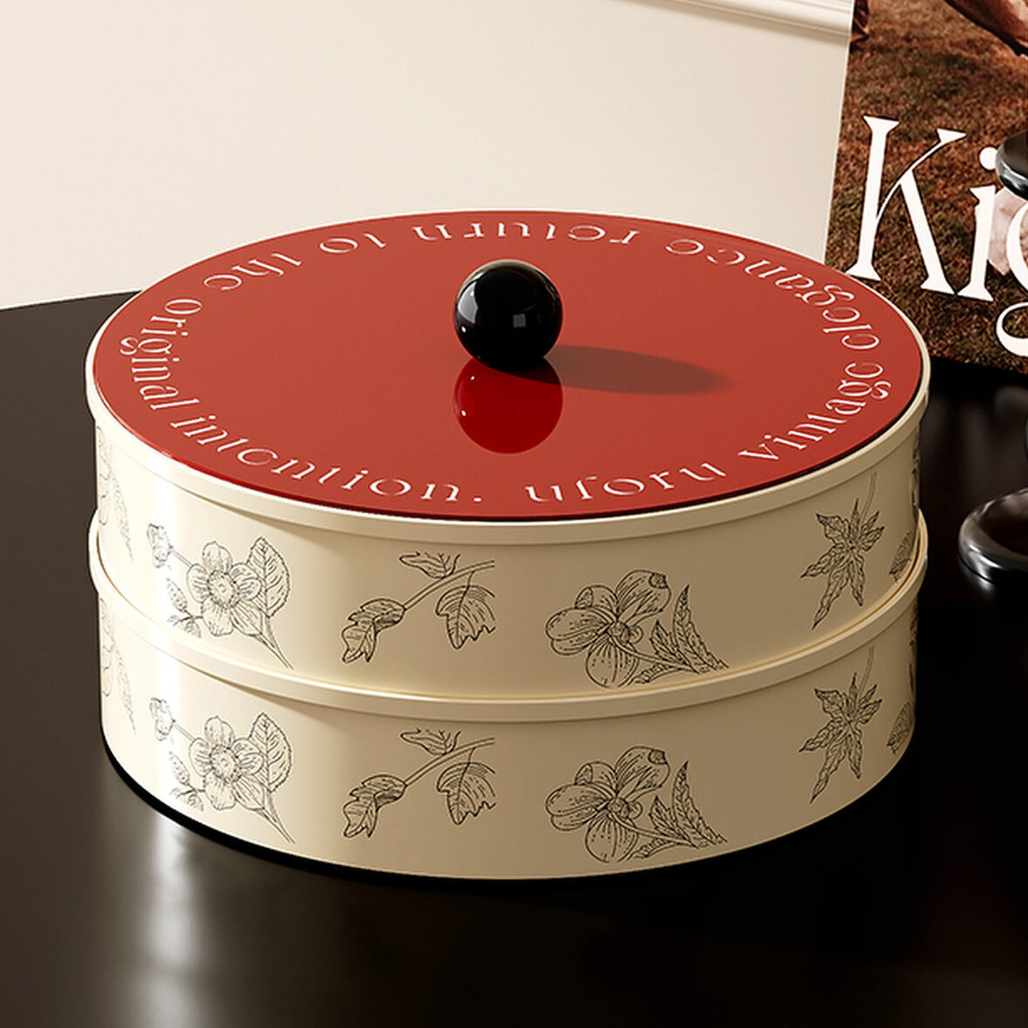 干果盘客厅茶几家用高档零食瓜子水果新年摆放糖果坚果收纳干果盒