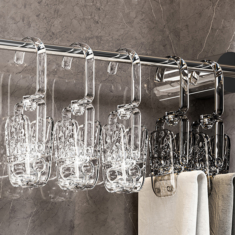 轻奢冰川纹旋转挂夹子