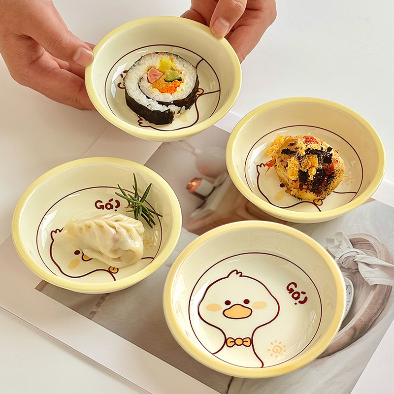 萌趣卡通动物蘸料调味碟