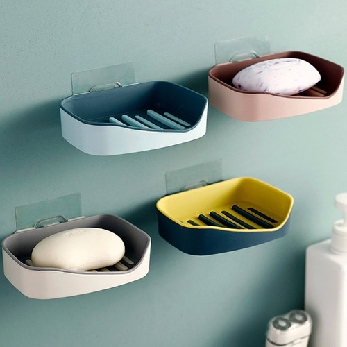 架子沥水免打孔家用壁挂式肥皂盒