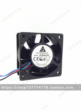 原装台达 AFB0624H-R00 24V 0.11A 6CM 6025 三线报警变频器风扇