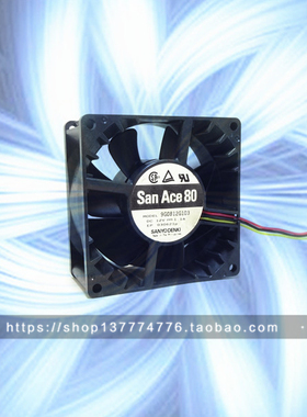 三洋8038.12V.1.1A.3线散热风扇 8cm 12V散热器.型号：9G0812G103