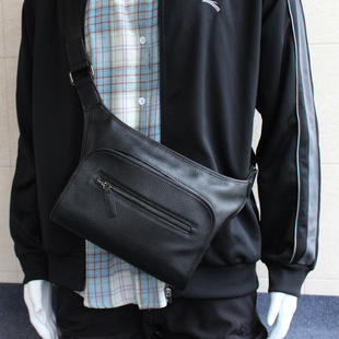 头层牛皮男士斜挎包真皮男包休闲单肩包韩版运动休闲挎包潮流背包