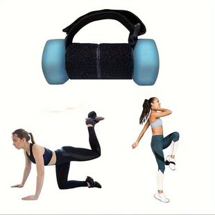 扣脚踝带腿部伸展弯曲哑铃绑带跨境健身调节运动抬举负重脚踝可器