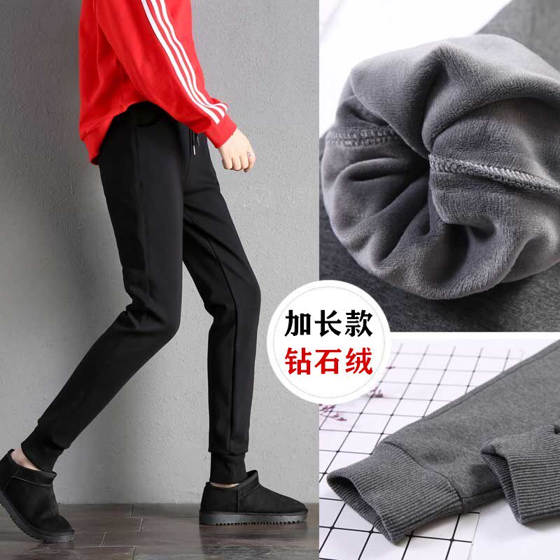 纯棉休闲加长全棉宽松卫裤