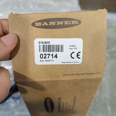 (议价）BANNER邦纳超声波传感器S18UBAR，，带